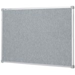 QUARTET PENRITE FABRIC BULLETIN BOARD 900 X 600MM LIGHT GREY