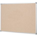 QUARTET PENRITE FABRIC BULLETIN BOARD 1200 X 900MM BEIGE