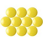 QUARTET MAGNETIC BUTTONS 20MM YELLOW PACK 10