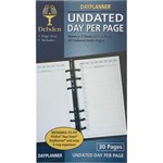 DEBDEN DAYPLANNER PR2015 PERSONAL EDITION REFILL NONDATED DAY TO PAGE 172 X 96MM