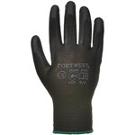 PORTWEST A120 PU PALM GLOVE BLACK S