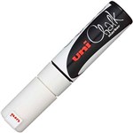 UNIBALL CHALK MARKER BROAD CHISEL TIP 15MM WHITE