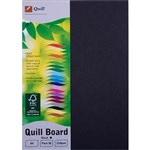 QUILL XL MULTIBOARD 210GSM A4 BLACK PACK 50