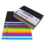 QUILL COVER PAPER 125GSM A4 ASSORTED PACK 500