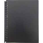 PROTEXT DISPLAY BOOK REFILLABLE 20 POCKET A4 BLACK