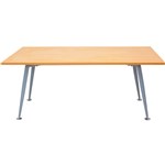 RAPID SPAN MEETING TABLE 1800 X 900MM BEECHSILVER