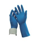 OATES FLOCK LINED RUBBER BLUE GLOVES SIZE 995 PAIR