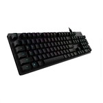 LOGITECH G512 MECHANICAL GAMING KEYBOARD CARBON LIGHTSYNC BLACK WITH BROWN SWITCHES