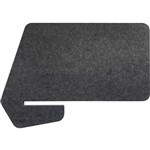 SANA ACOUSTIC DESK DIVIDER SLIDER 796 X 564 X 24MM SHADOW