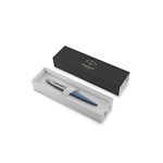 PARKER BALLPOINT PEN JOTTER WATERLOO BLUE CHROME