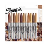 SHARPIE PERMANENT MARKER FINE POINT ASSORTED PACK 12
