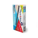 PAPERMATE WRITE BROS CAPPED 10MM BALLPOINT PEN BLACK BOX 12