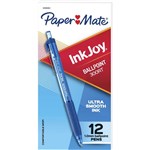 PAPERMATE INKJOY 300 RETRACTABLE BALLPOINT PEN 10MM BLUE BOX 12