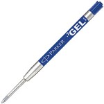 PARKER GEL INK PEN REFILL MEDIUM BLUE PK2