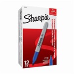 SHARPIE PERMANENT MARKER BULLET POINT FINE 10MM BLUE