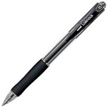 UNIBALL SN100 LAKNOCK RETRACTABLE BALLPOINT PEN 07MM BLACK