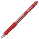 UNIBALL SN100 LAKNOCK RETRACTABLE BALLPOINT PEN 07MM RED