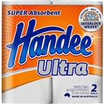 HANDEE ULTRA PAPER TOWEL 2PLY 60 SHEET PACK 2