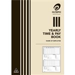 OLYMPIC YEARLY TIME AND PAY BOOK A5