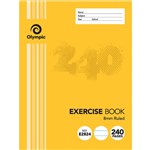 OLYMPIC E2824 EXERCISE BOOK 8MM FEINT RULED 55GSM 240 PAGE 225 X 175MM