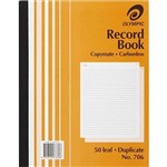 OLYMPIC 706 RECORD BOOK CARBONLESS DUPLICATE 50 LEAF 250 X 200MM