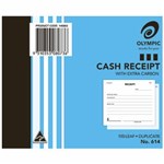 OLYMPIC 614 CASH RECEIPT BOOK CARBON DUPLICATE 100 LEAF 100 X 125MM