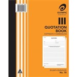 OLYMPIC 70 QUOTATION BOOK CARBONLESS DUPLICATE 50 LEAF 250 X 200MM EACH