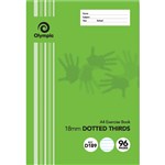 OLYMPIC D189I EXERCISE BOOK 18MM DOTTED THIRDS 55GSM 96 PAGE A4