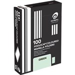 OLYMPIC MANILLA FOLDER FOOLSCAP GREEN BOX 100
