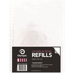 OLYMPIC DISPLAY BOOK REFILLS A4 CLEAR PACK 10