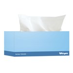 WHISPER PREMIUM FACIAL TISSUES 2PLY 180 SHEETS WHITE CARTON 32