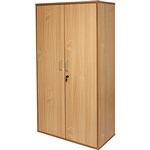 RAPID SPAN CUPBOARD LOCKABLE 900 X 450 X 1800MM BEECH