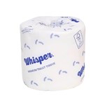 WHISPER PREMIUM TOILET TISSUE ROLL 3PLY 230 SHEETS WHITE CARTON 48