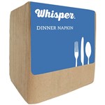 WHISPER QUILTED DINNER NAPKIN GT 2PLY KRAFT CARTON 10