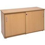 RAPID SPAN CREDENZA SLIDING DOOR LOCKABLE 1200 X 450 X 730MM BEECH