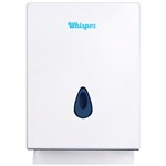 WHISPER SLIMLINE MULTIFOLD DISPENSER WHITE