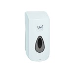 LIVI SOAP AND SANITISER DISPENSER 1 LITRE WHITE