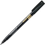 STAEDTLER 319 LUMOCOLOR PERMANENT SPECIAL MARKER 06MM BLACK