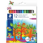 STAEDTLER 325 NORIS CLUB FIBRE TIP PENS 10MM ASSORTED PACK 12