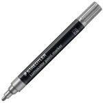 STAEDTLER 349 LUMOCOLOR PAINT MARKER BULLET 24MM SILVER