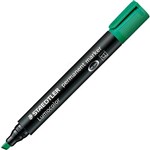STAEDTLER 350 LUMOCOLOR PERMANENT MARKER CHISEL 50MM GREEN