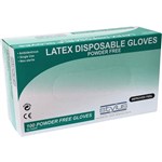 STYLUS LATEX POWDERFREE DISPOSABLE GLOVES EXTRA LARGE NATURAL PACK 100