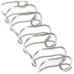 GOLD SOVEREIGN WIRE BINDING COMB 23 LOOP 19MM A4 SILVER BOX 50