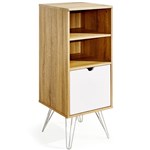 SYLEX SEATTLE CABINET 400 X 445 X 1020MM WHITEOAK