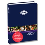 ZIONS TABLE BOOKINGS DIARY 2PAGE PER DAY 300 X 210MM BLUE