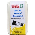 FIRST AIDERS CHOICE WOUND DRESSING SIZE 14