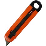 DIPLOMAT SAFETY KNIFE RETRACTABLE 19MM ORANGE