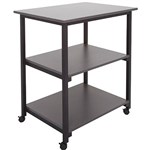 RAPIDLINE MOBILE UTILITY TROLLEY 3 TIER 800 X 600 X 900MM IRONSTONE