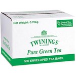 TWININGS PURE GREEN TEA ENVELOPE TEA BAGS CARTON 500