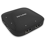 TPLINK UH400 PORTABLE 4PORT HUB USBA 30 BLACK
